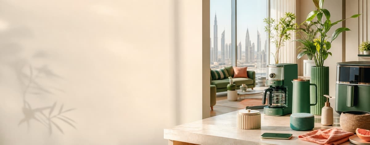 Smart home devices arranged for easy everyday living